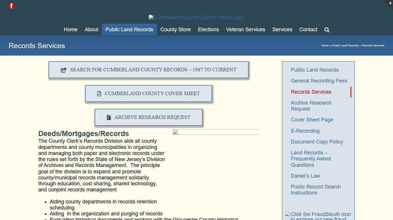 Records Services - Cumberland County Clerk’s Office